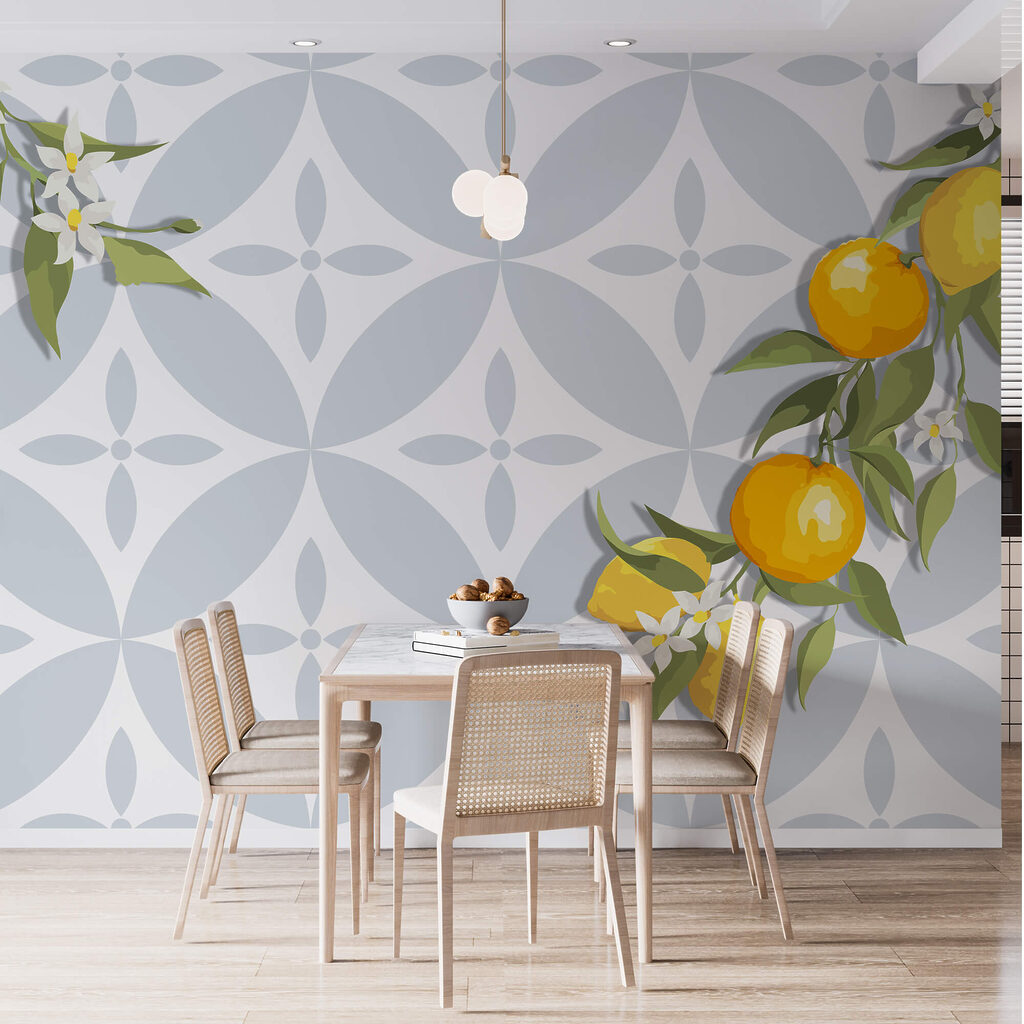 Żółte owoce na gałęzi