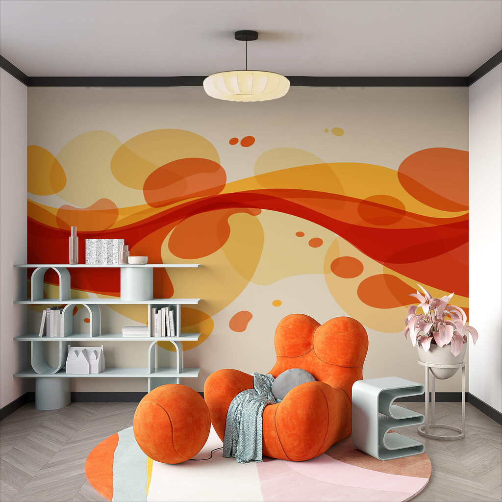 Czerwone i żółte wiry