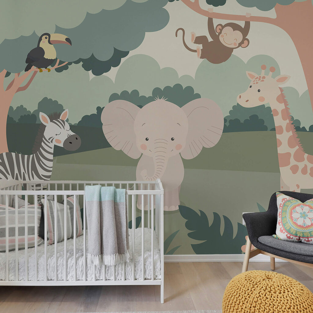 Kreskówka zwierząt w lesie Kreskówka zwierząt w lesie