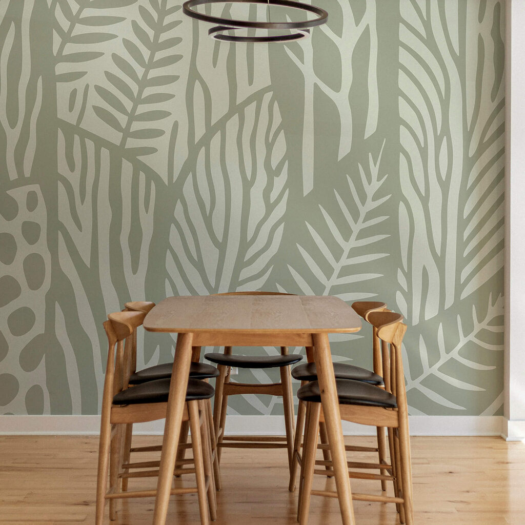 Wzór liści i gałęzi