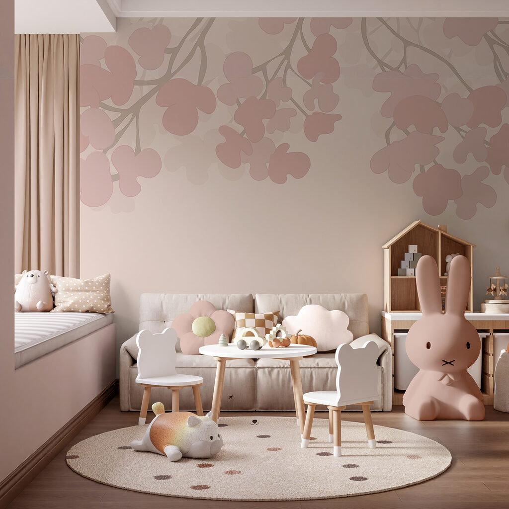 Różowe kwiaty na białym tle