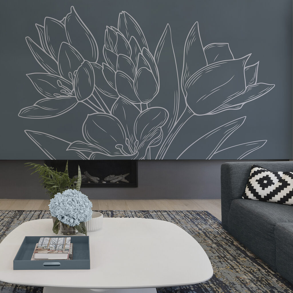 Delikatne kwiaty na ciemnym tle Delikatne kwiaty na ciemnym tle