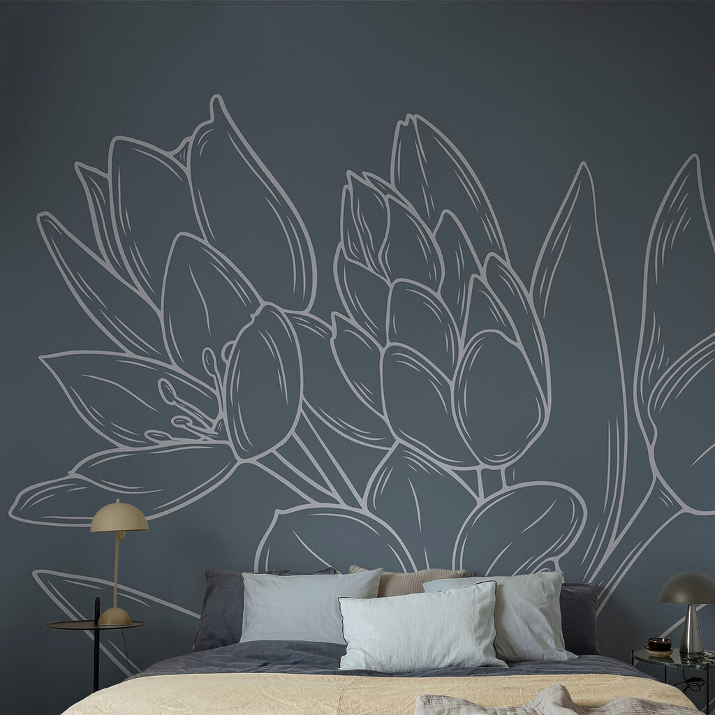 Delikatne kwiaty na ciemnym tle Delikatne kwiaty na ciemnym tle