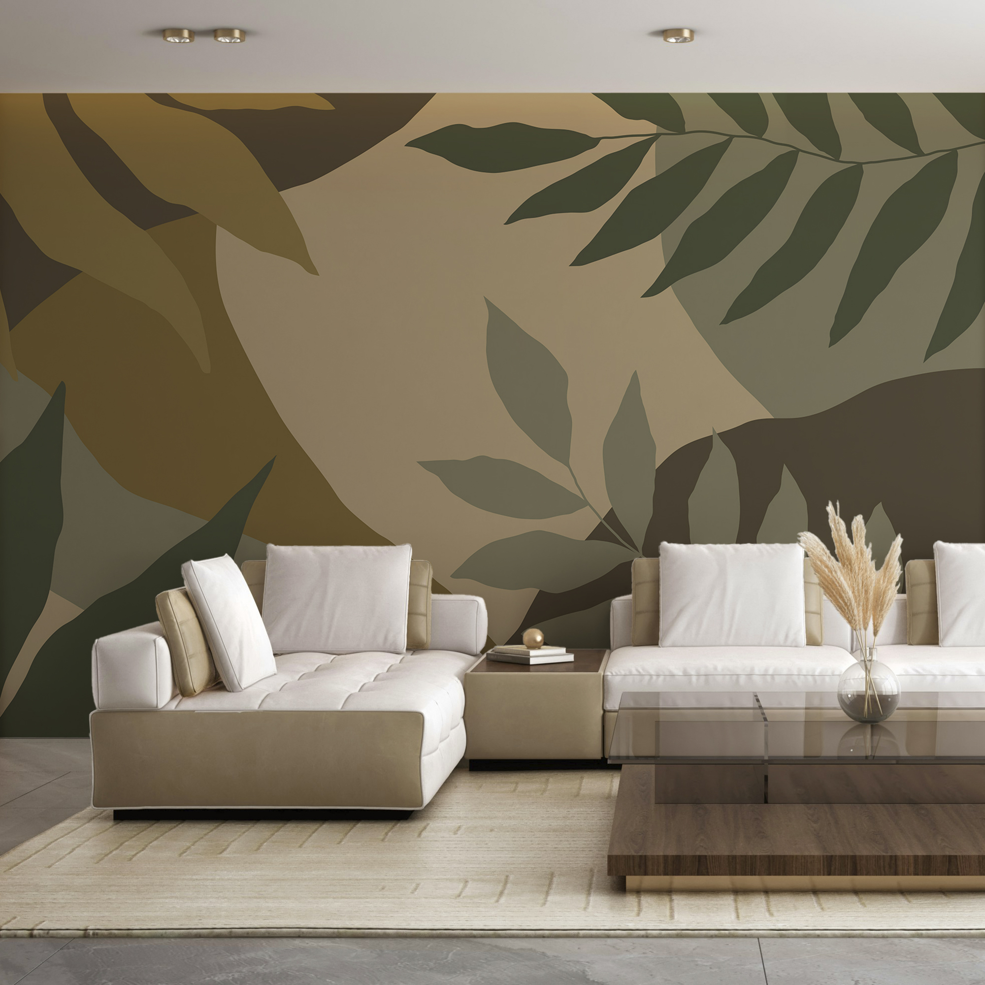 Zakamuflowany obraz liści