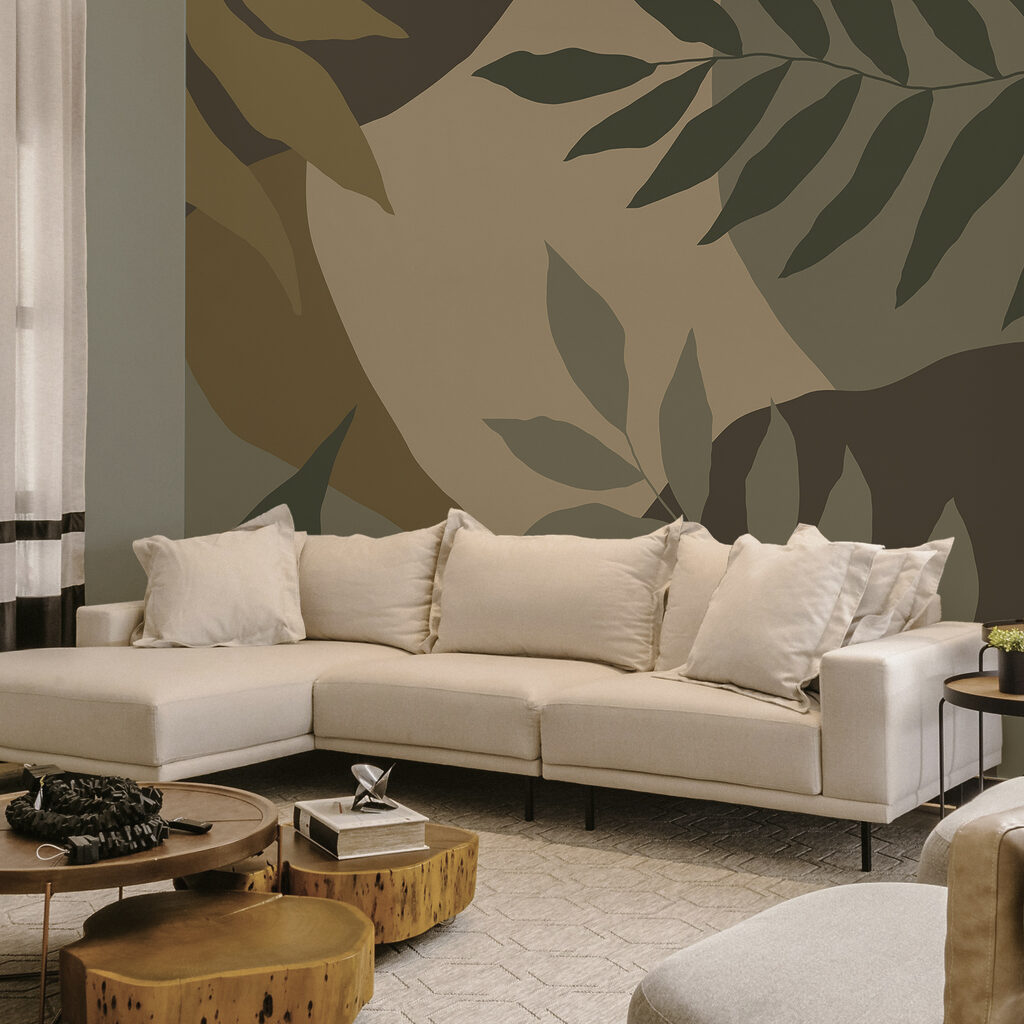 Zakamuflowany obraz liści