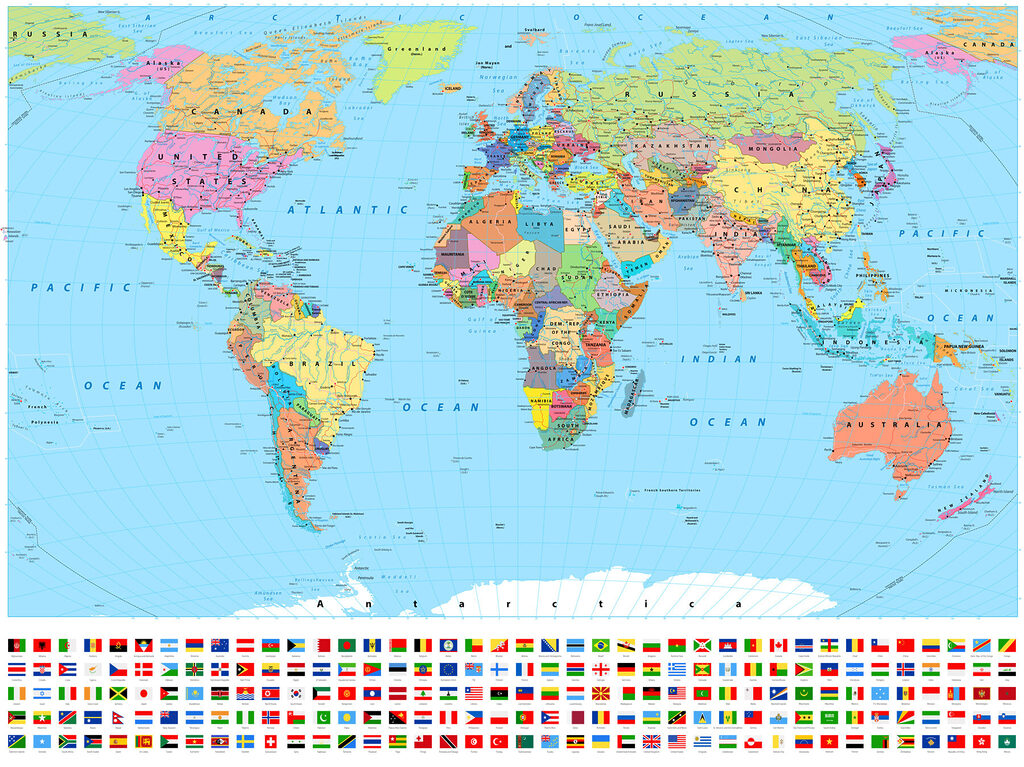 u60137p 1024x767 - Mapa świata z różnymi flagami