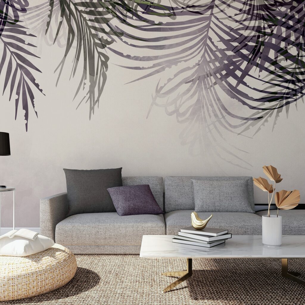 Delikatne liście kołyszą się w miękkim świetle