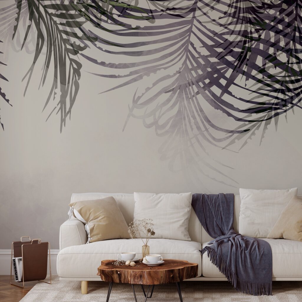 Delikatne liście kołyszą się w miękkim świetle