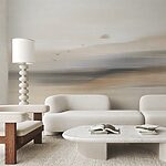 Fototapeta Grupa ptaków lecących po niebie