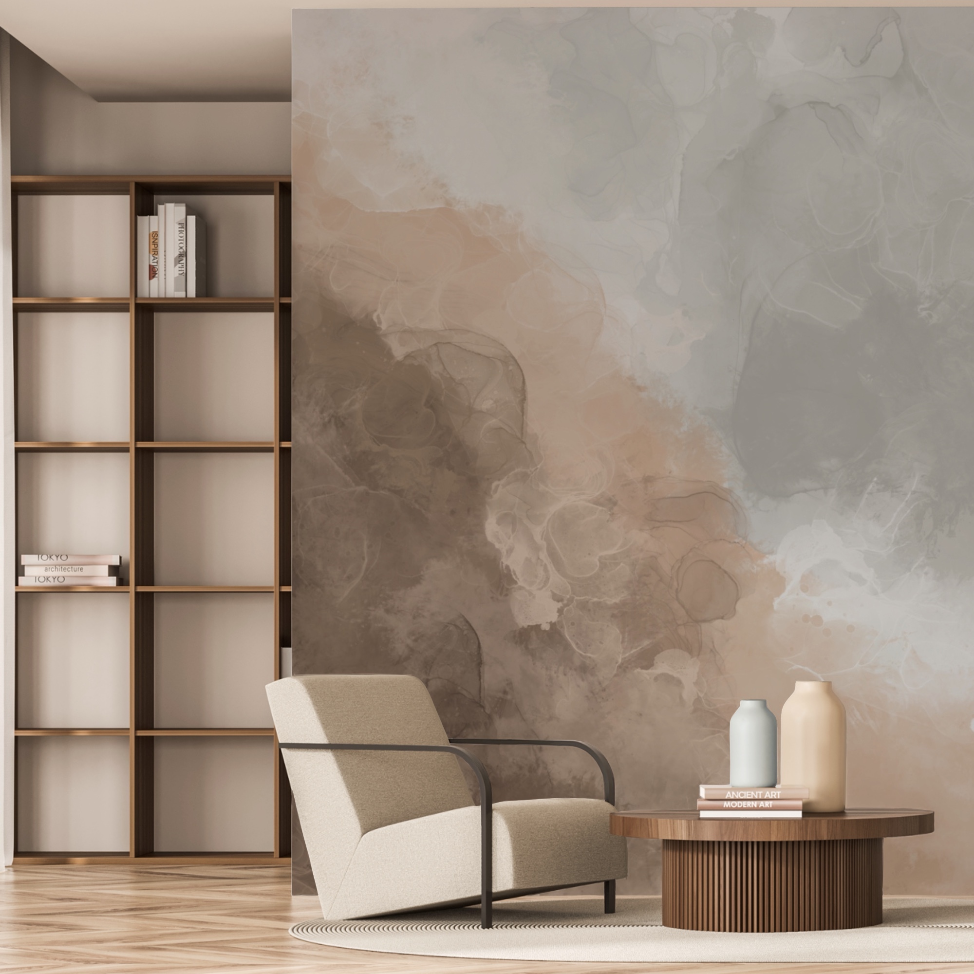 Delikatne odcienie łączące się w spokój