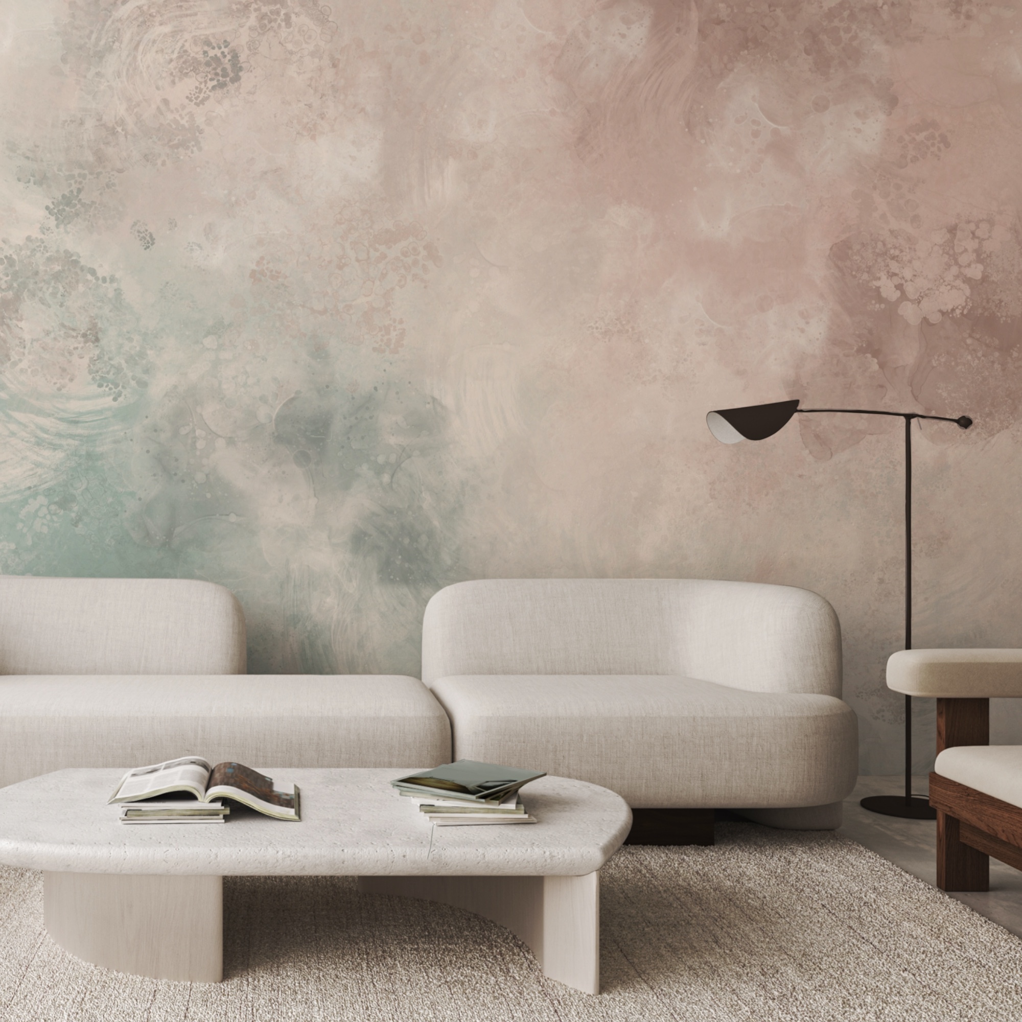 Delikatne odcienie łączą się w spokojnej harmonii Delikatne odcienie łączą się w spokojnej harmonii