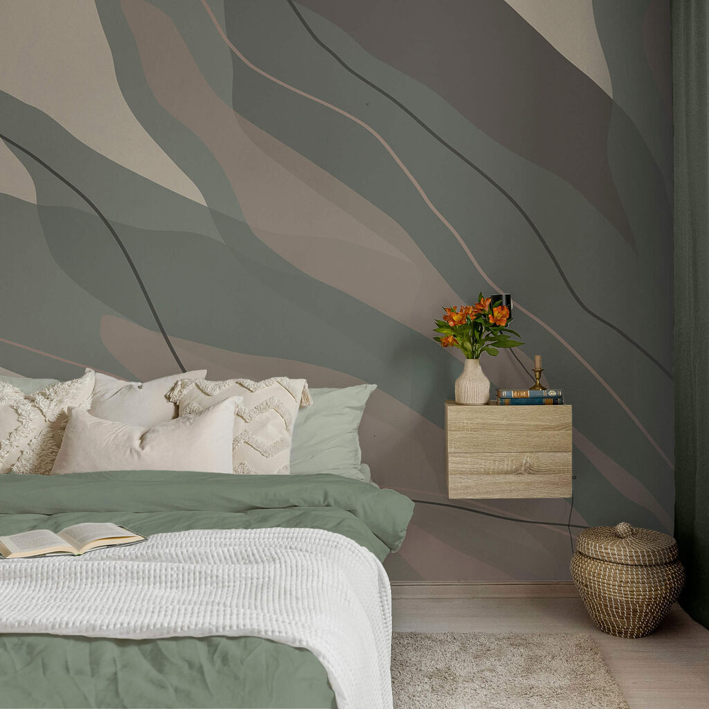 Płynne kształty w delikatnych odcieniach