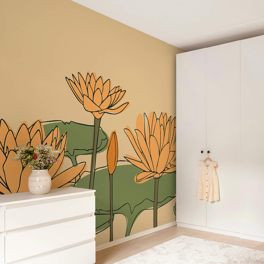 Grupa żółtych kwiatów Grupa żółtych kwiatów