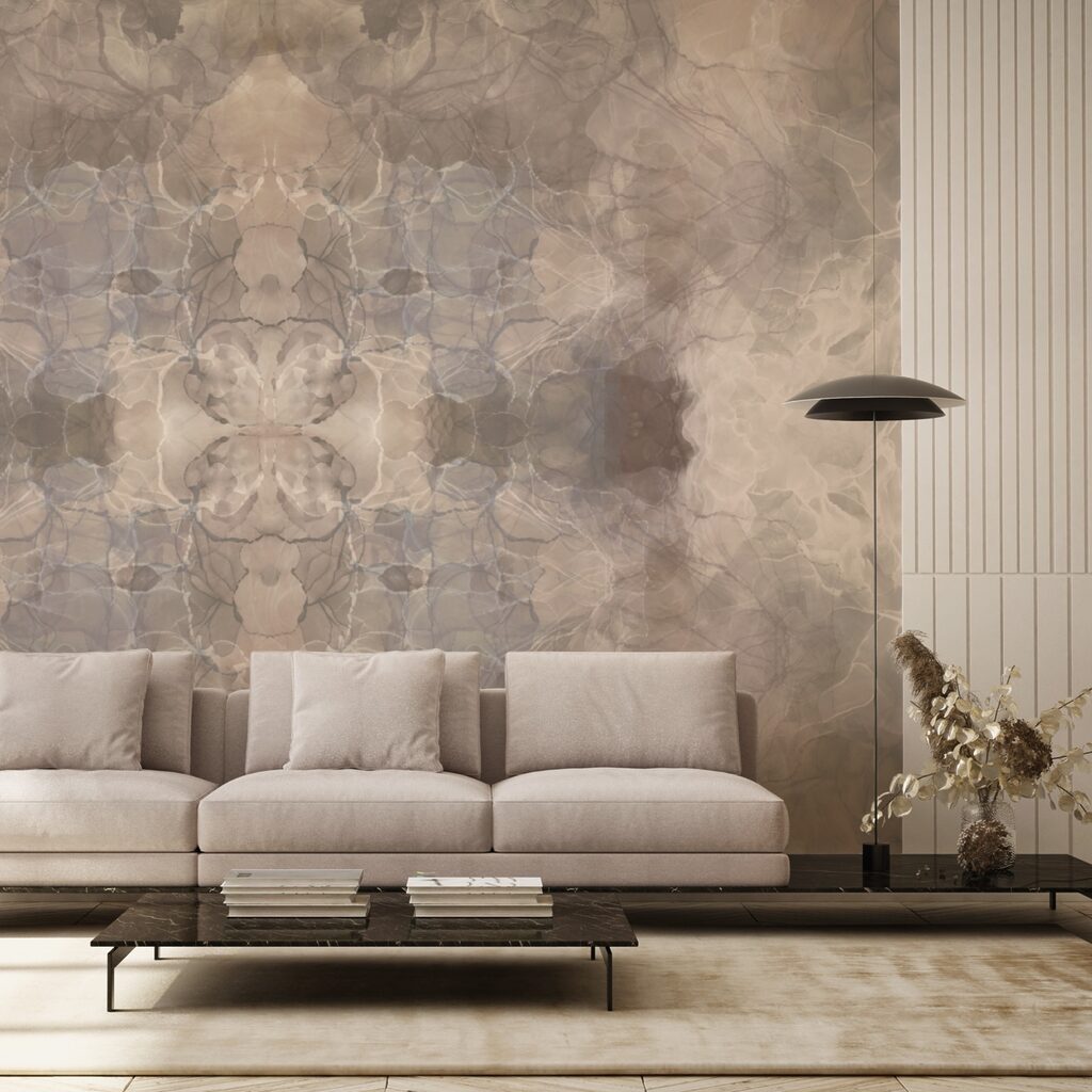 Płynne kształty w delikatnych odcieniach