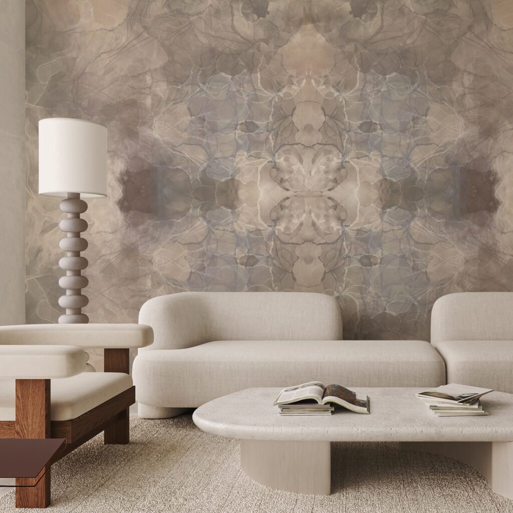 Płynne kształty w delikatnych odcieniach