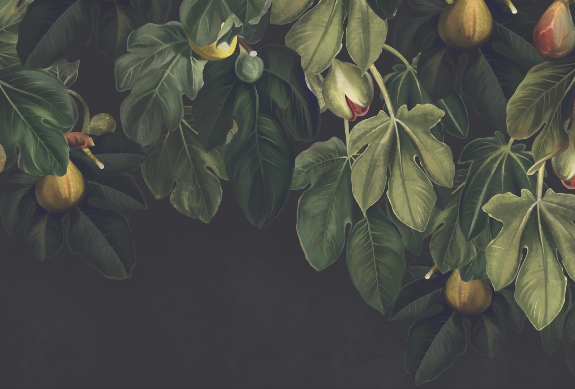 Lush foliage with vibrant fruit display