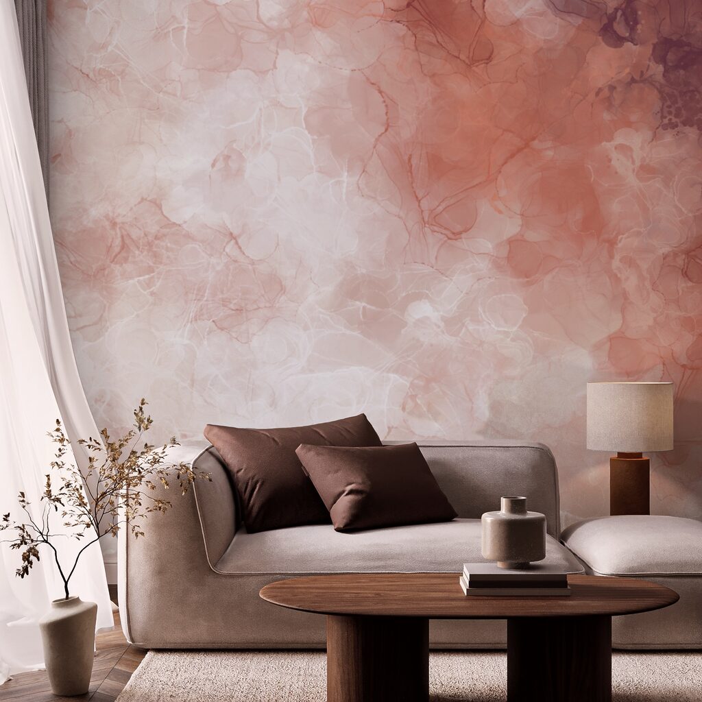 Delikatne odcienie łączą się w łagodne fale