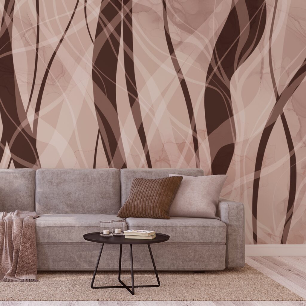 Miękkie fale w ciepłych odcieniach ziemi Miękkie fale w ciepłych odcieniach ziemi