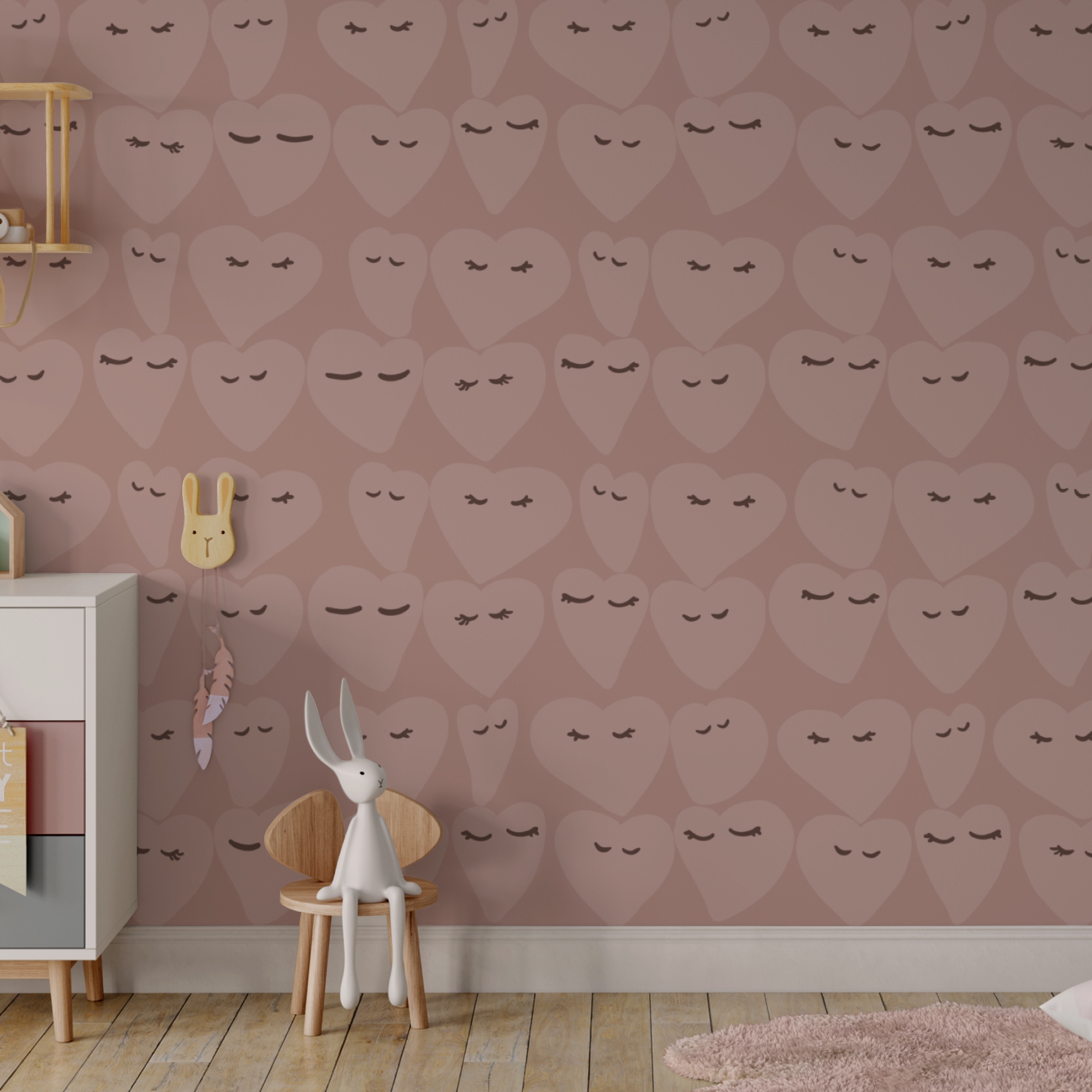 Wzory serca z zabawnymi wyrazami