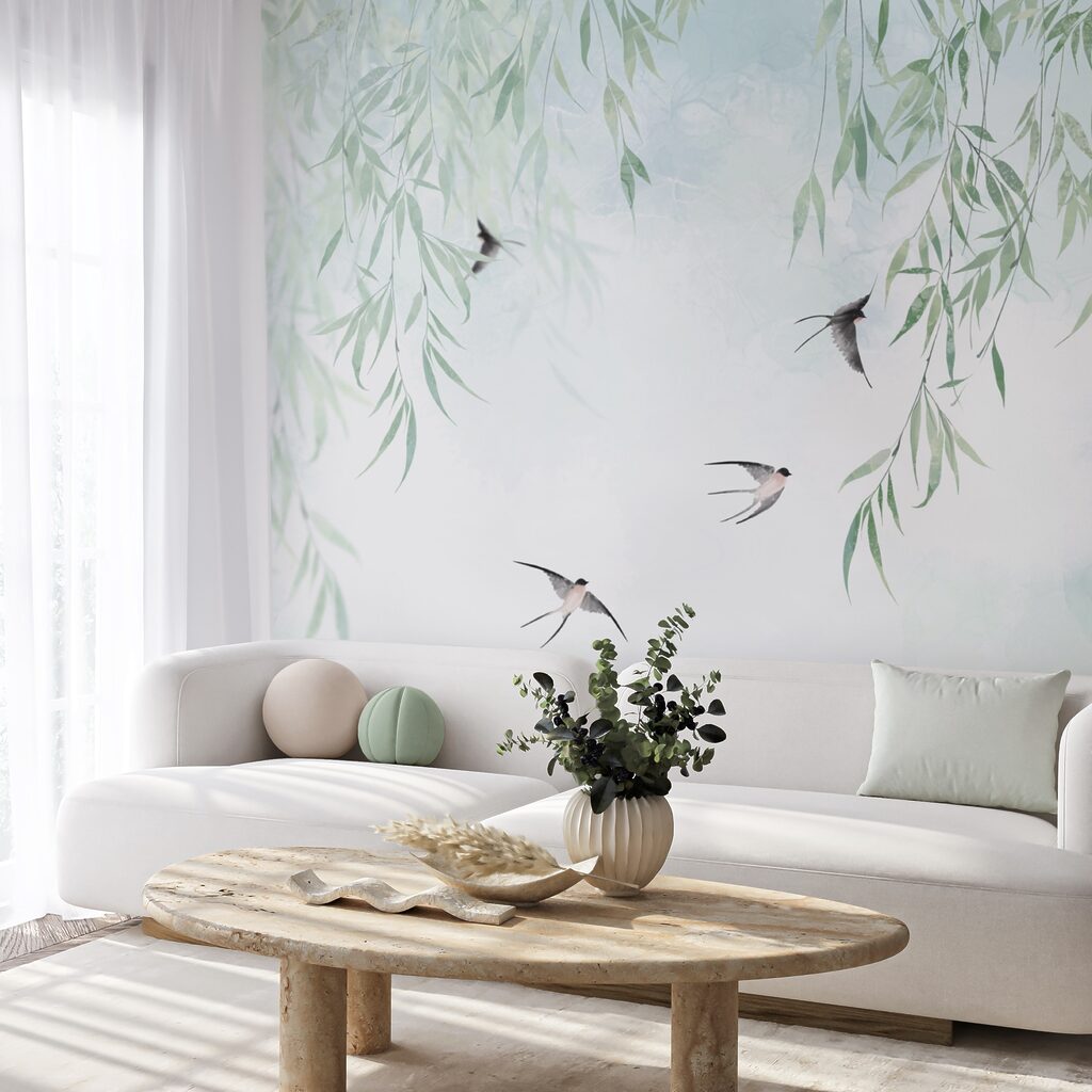 Ptaki latające po niebie