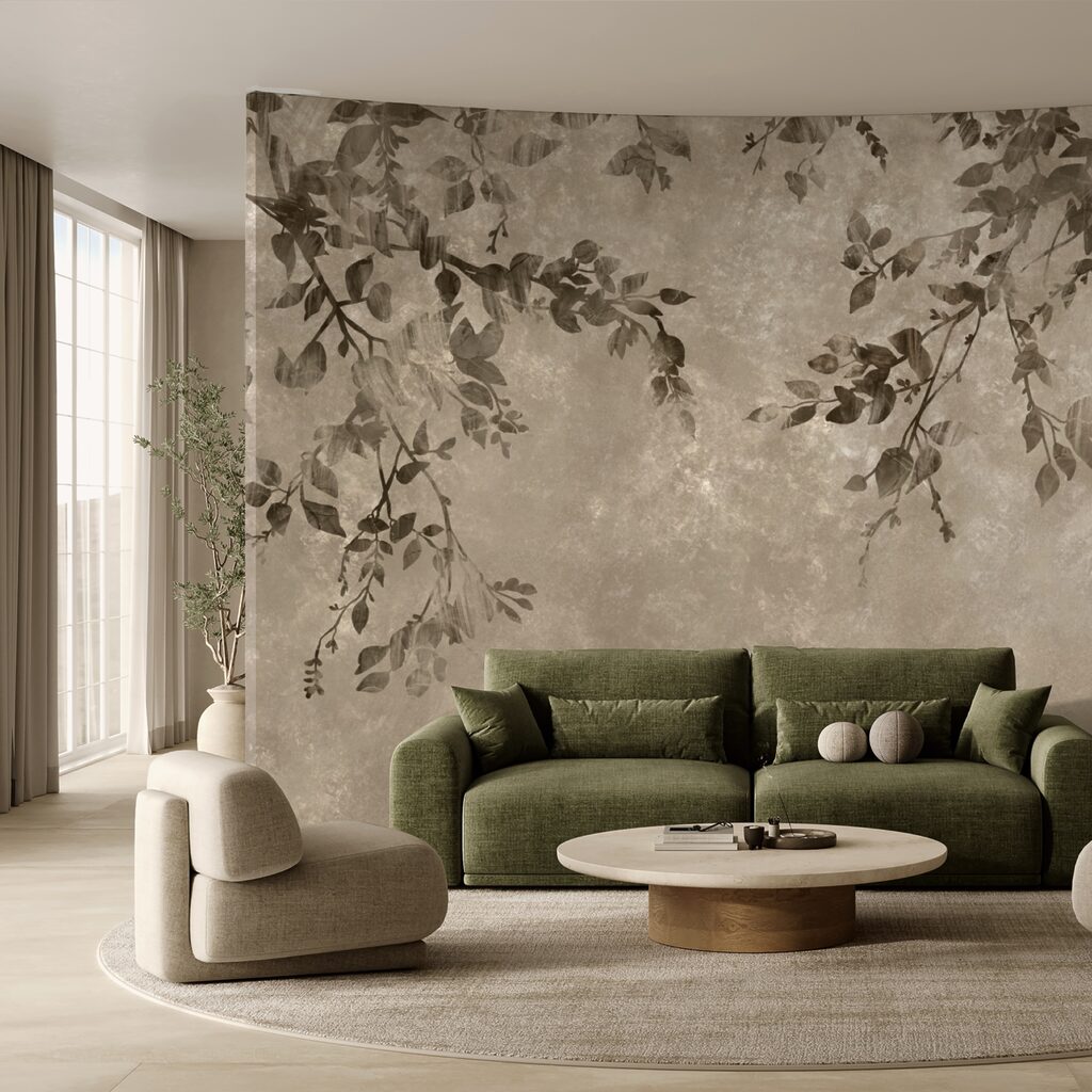 Gałęzie drzew z liśćmi