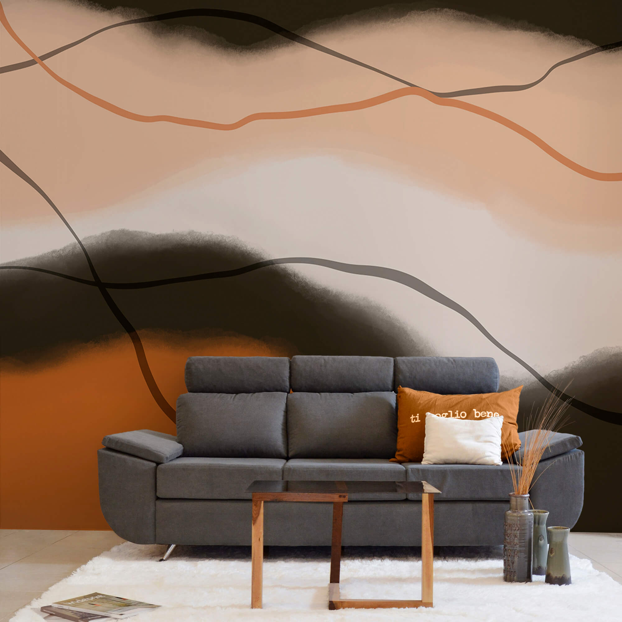 Delikatne odcienie w płynnej harmonii