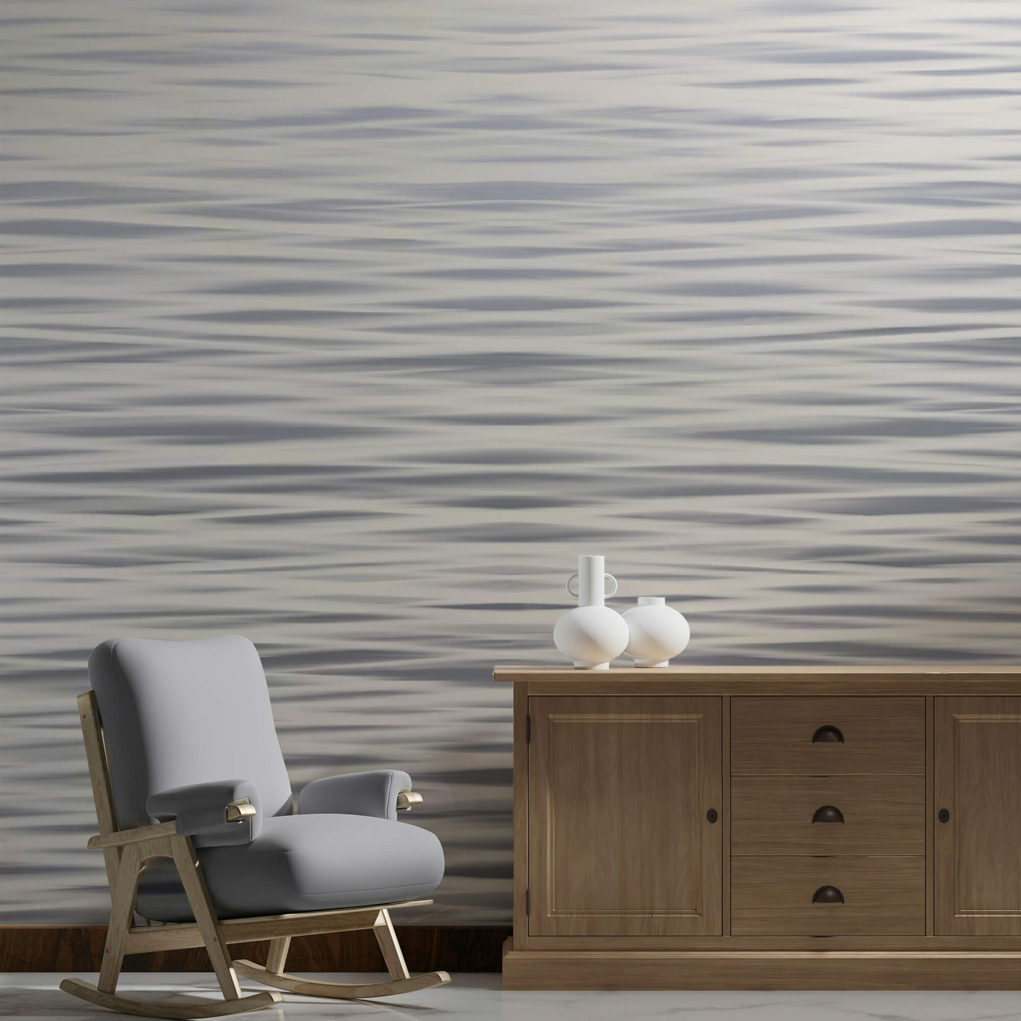 Fale tańczące na spokojnej powierzchni