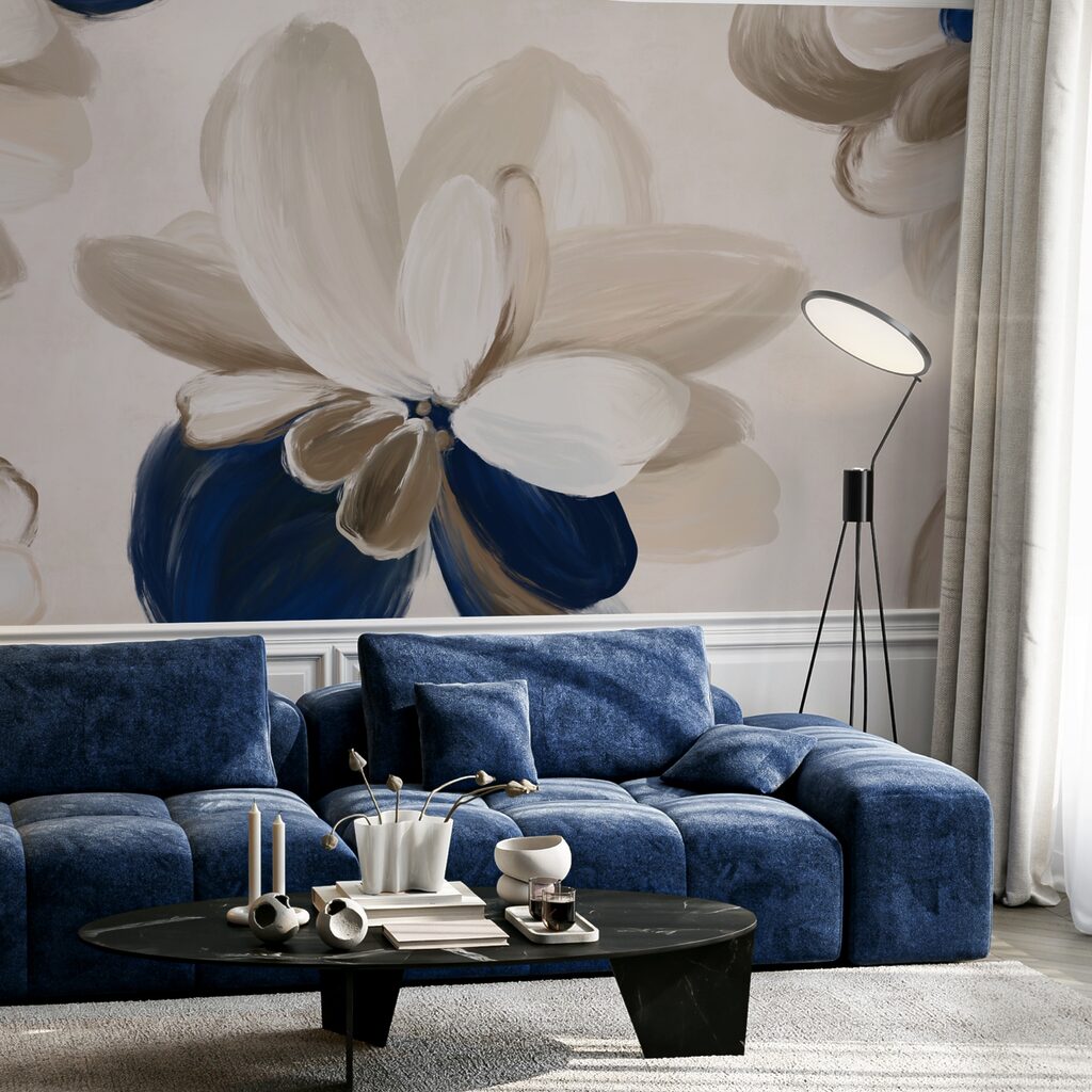 Delikatne płatki w odcieniach ziemi