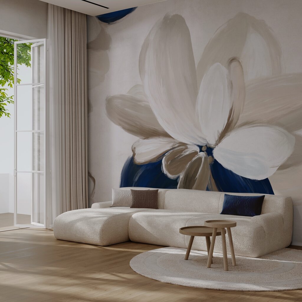 Delikatne płatki w odcieniach ziemi