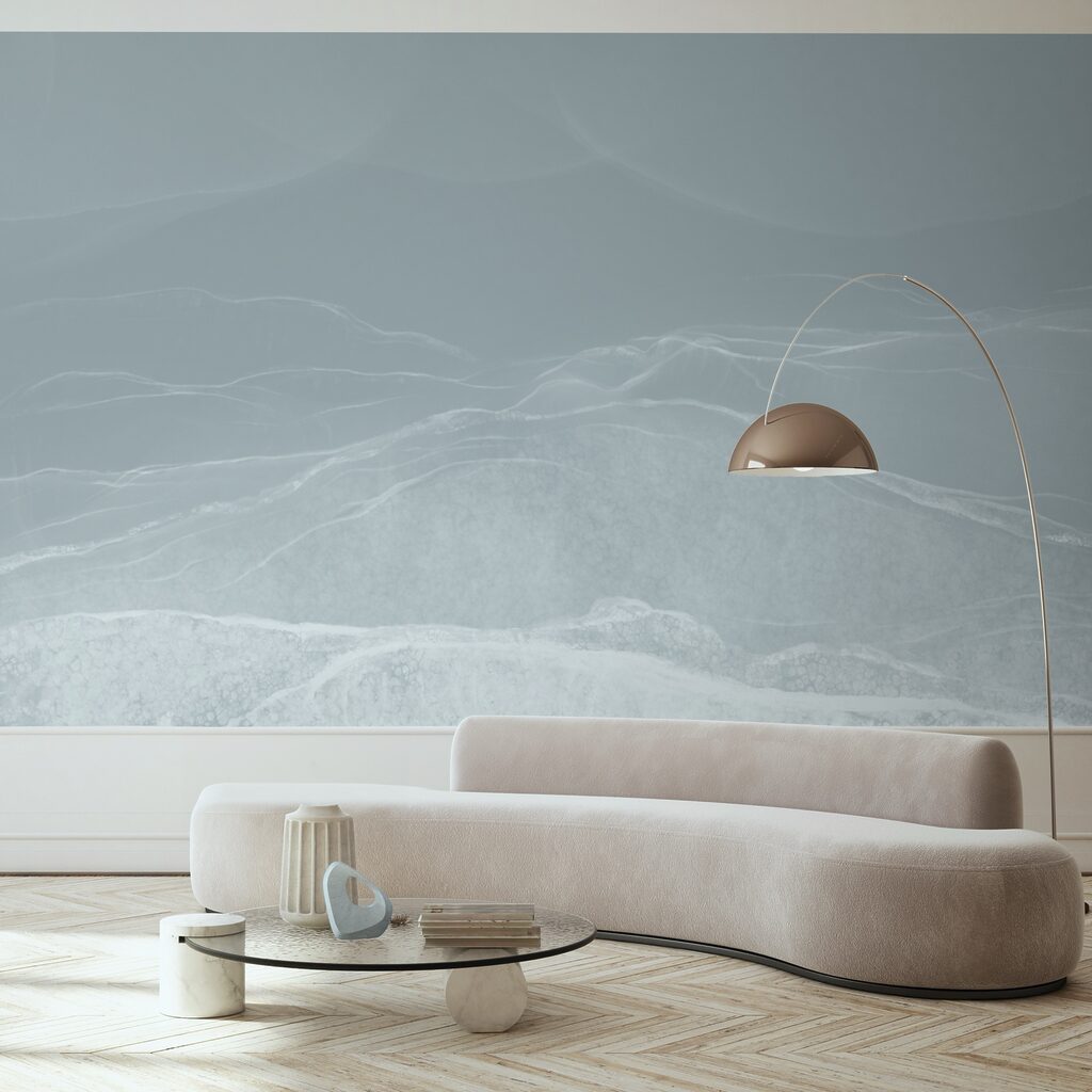 Biały i szary krajobraz