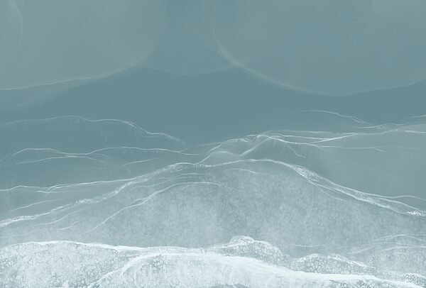 Gentle waves in muted tones