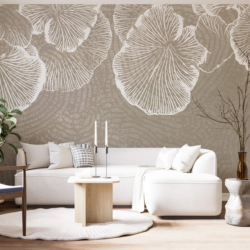 Delikatne płatki na miękkim tle