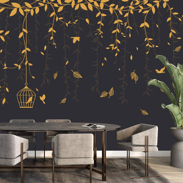 Klatka dla ptaków z drzewa