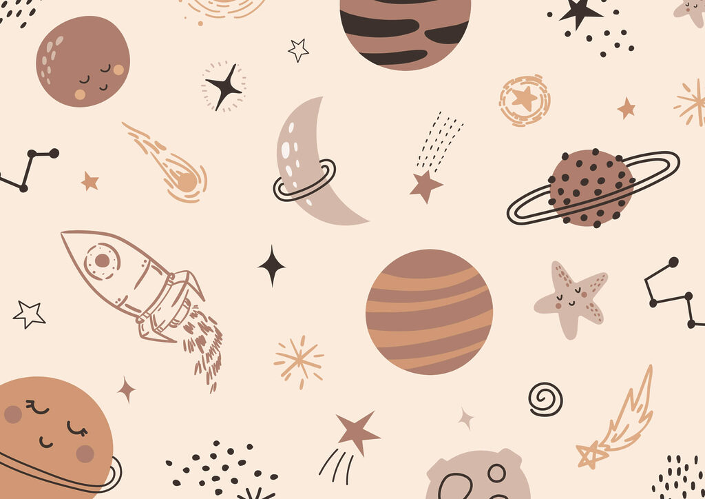 Pattern of planets and stars