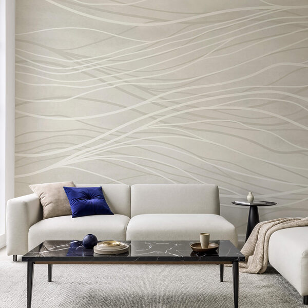 Białe linie na białej powierzchni