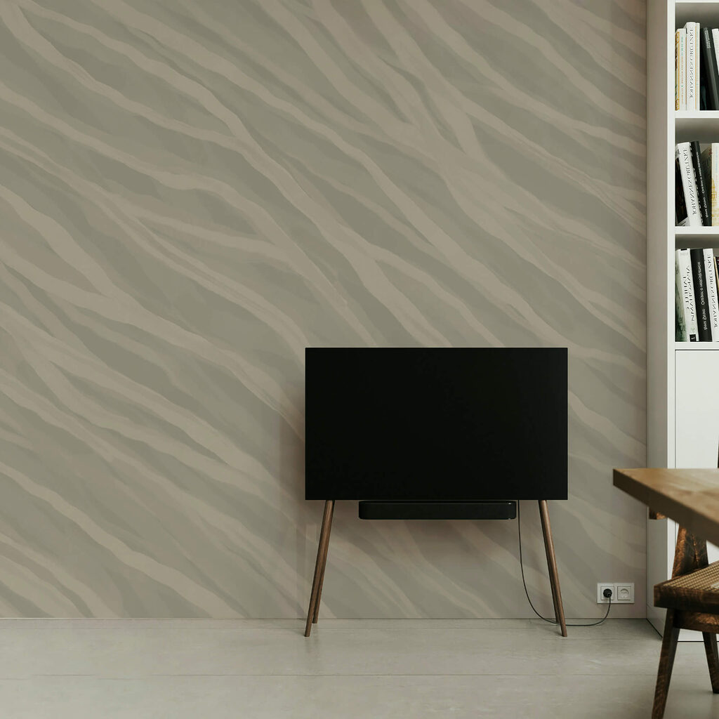 Faliste linie tworzące płynny ruch