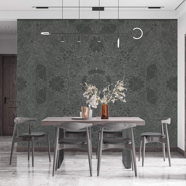 Szary i biały wzór