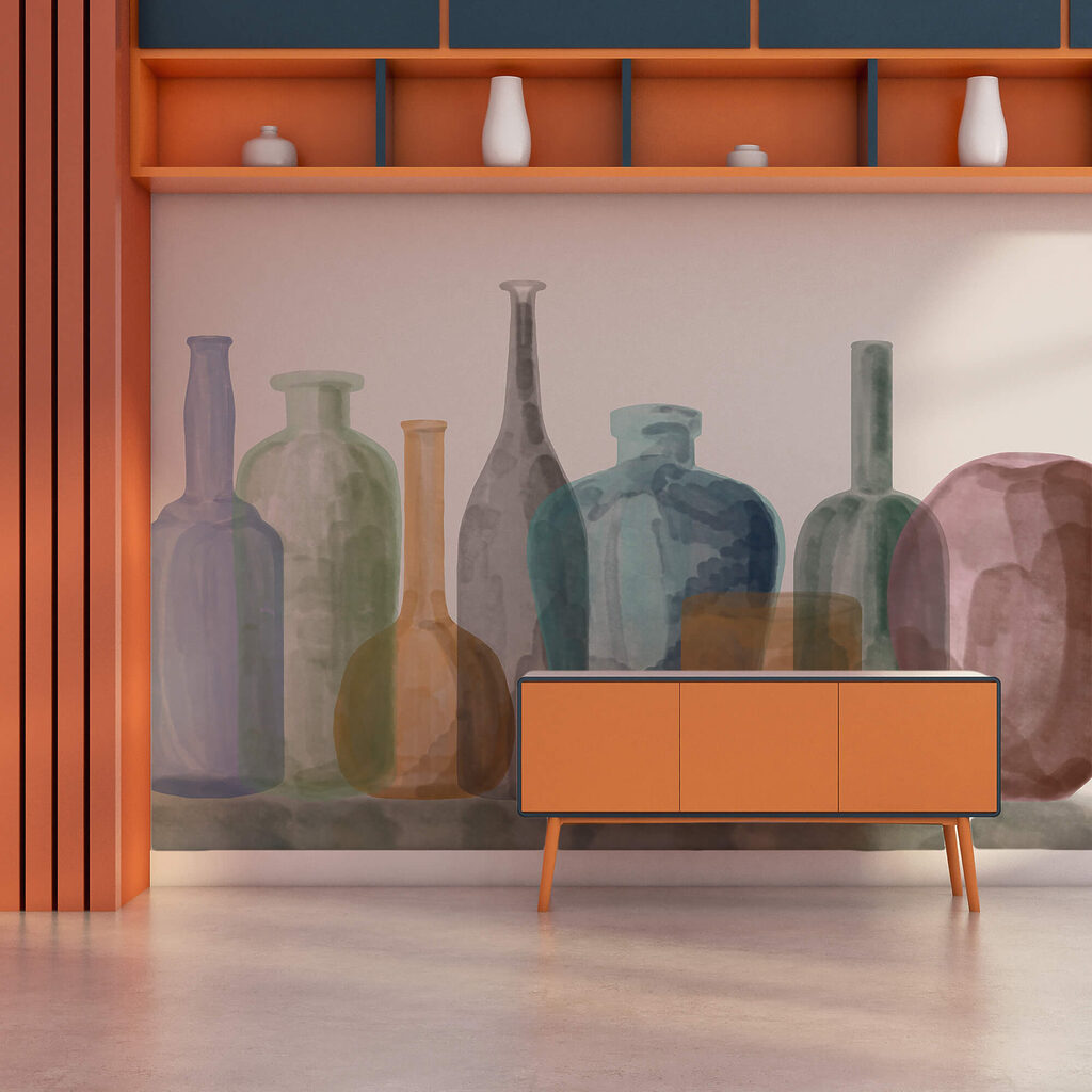 Grupa szklanych butelek Grupa szklanych butelek