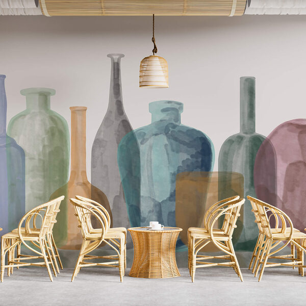 Grupa szklanych butelek Grupa szklanych butelek