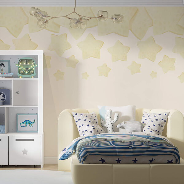 Grupa gwiazd na białym tle