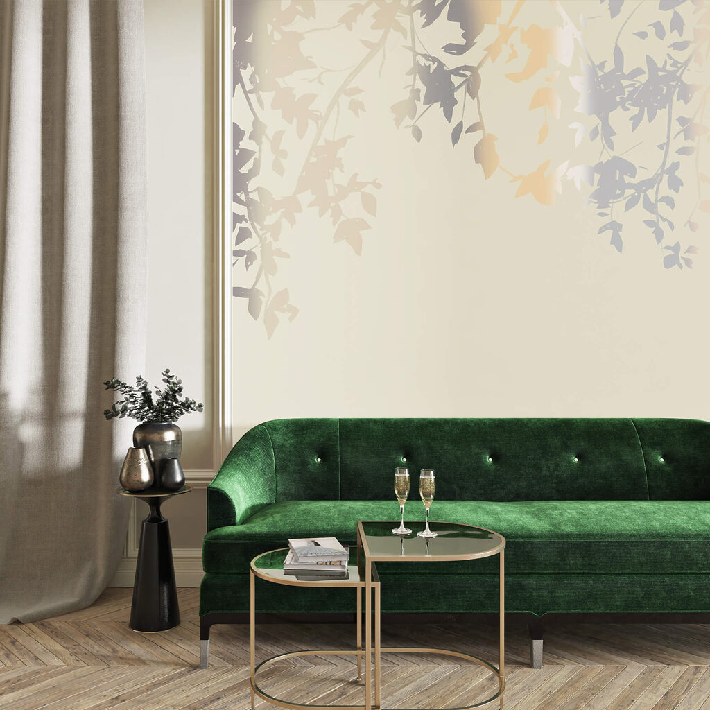 Gałęzie drzew z liśćmi