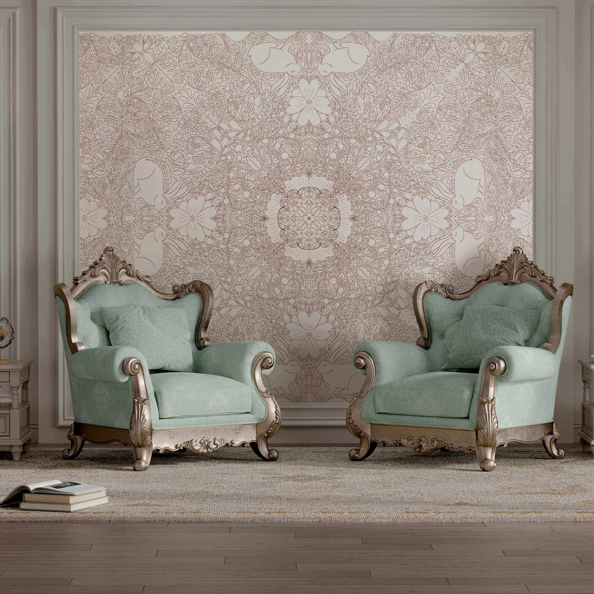 Biało-czerwony wzór