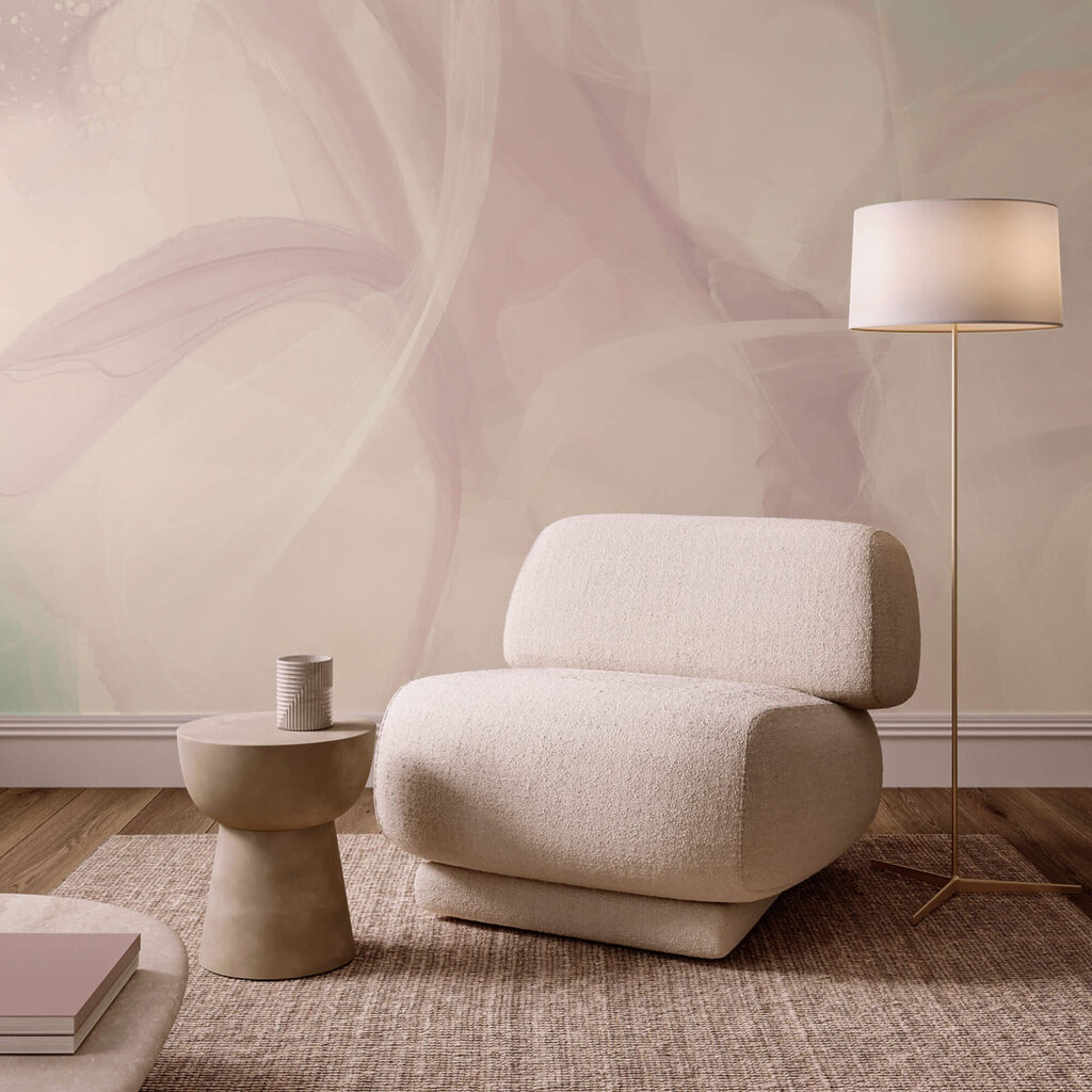 Eteryczne wiry delikatnych kolorów