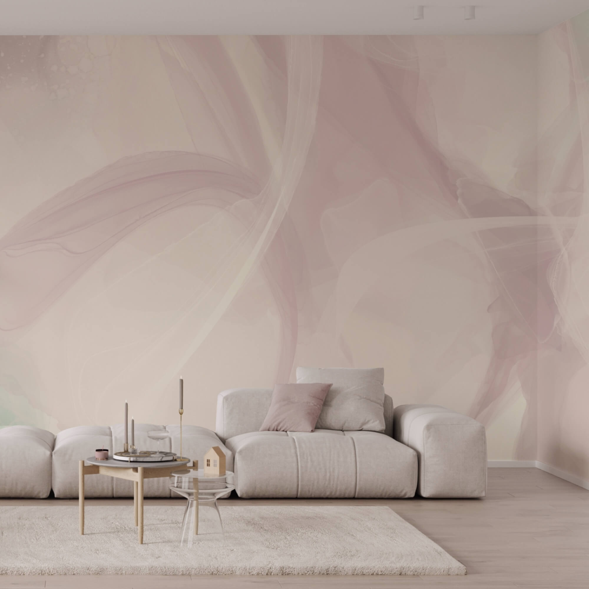 Delikatne odcienie łączące się w łagodnej harmonii