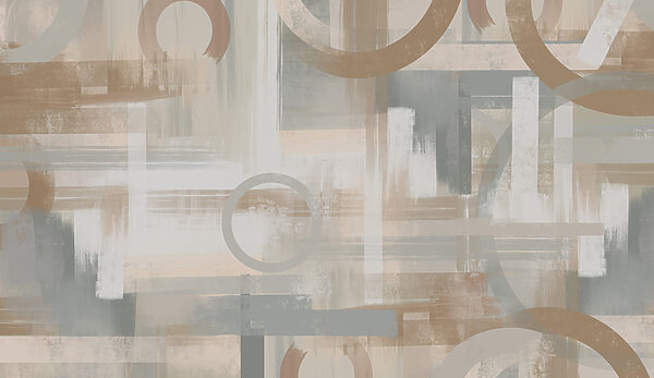 Painting of circles and lines Painting of circles and lines