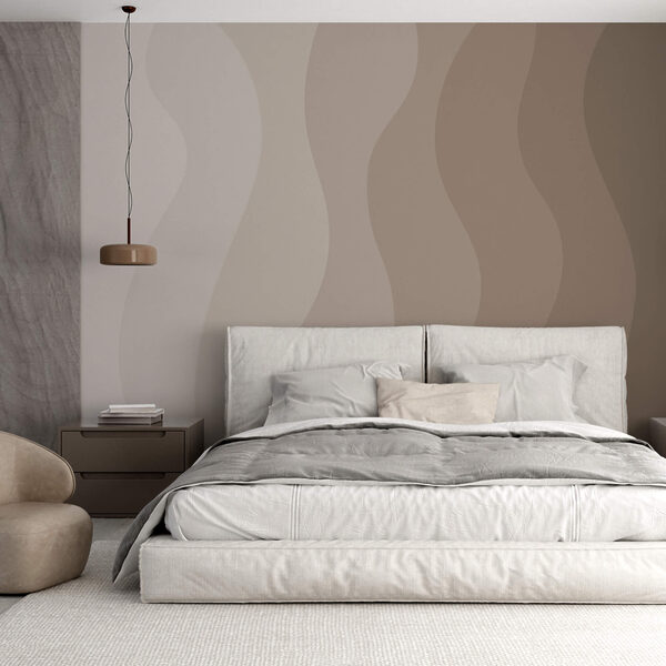 Harmonijne fale delikatnych kolorów