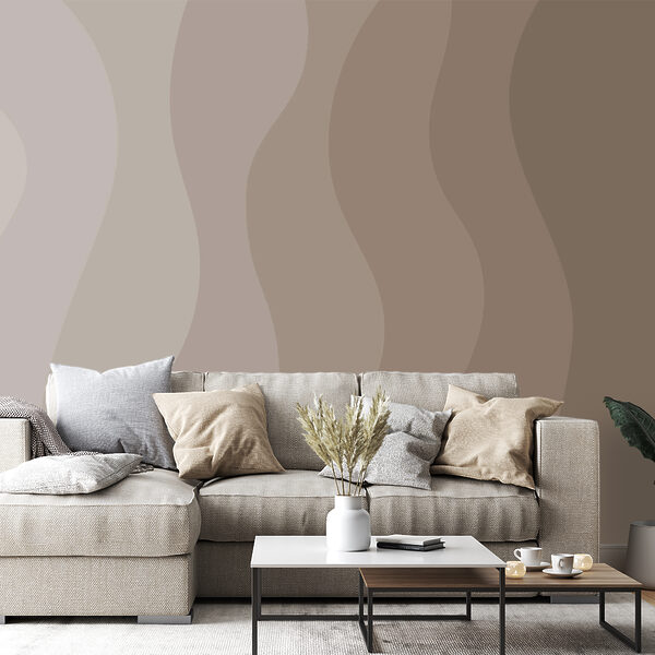 Harmonijne fale delikatnych kolorów