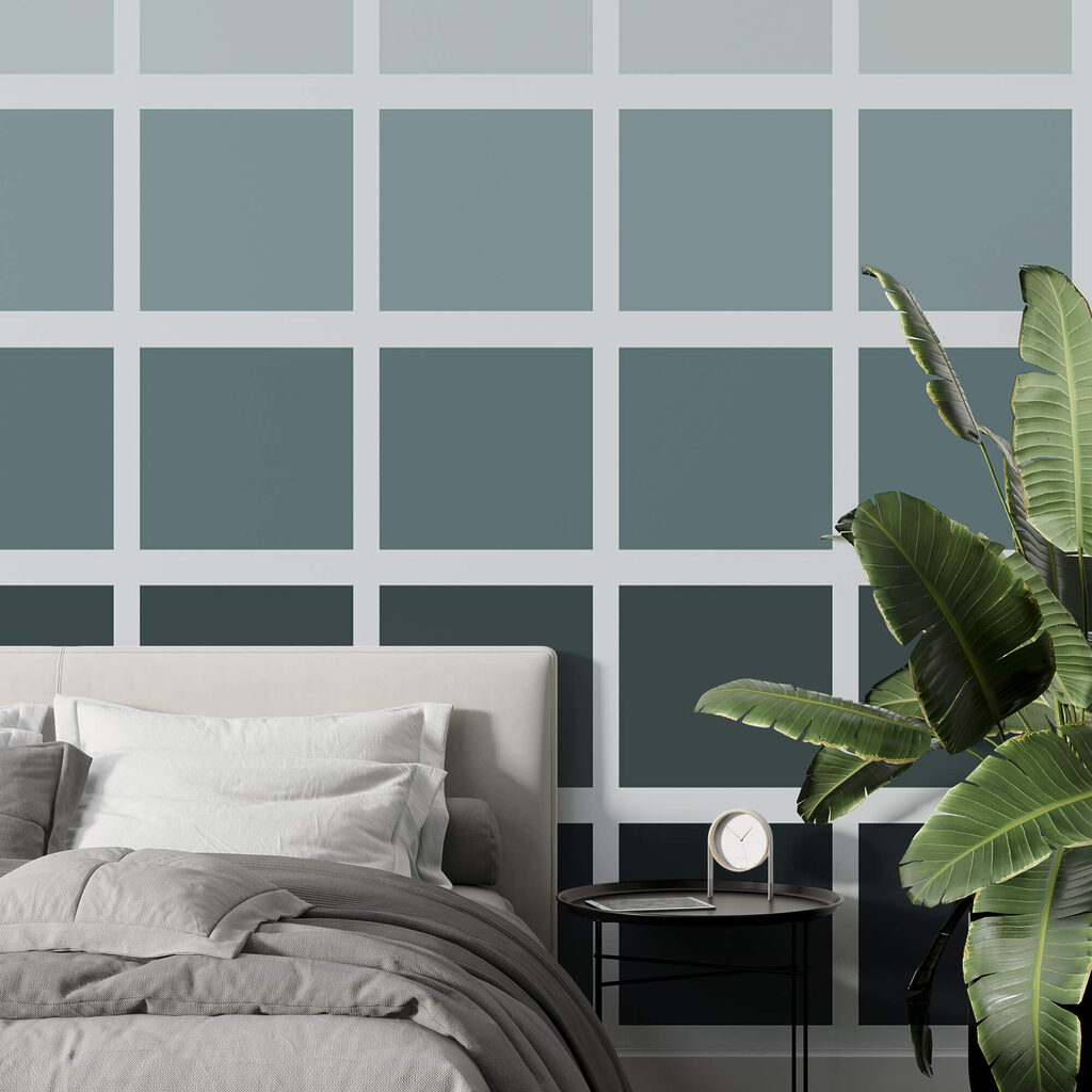 Szare kwadraty z czarnymi kwadratami