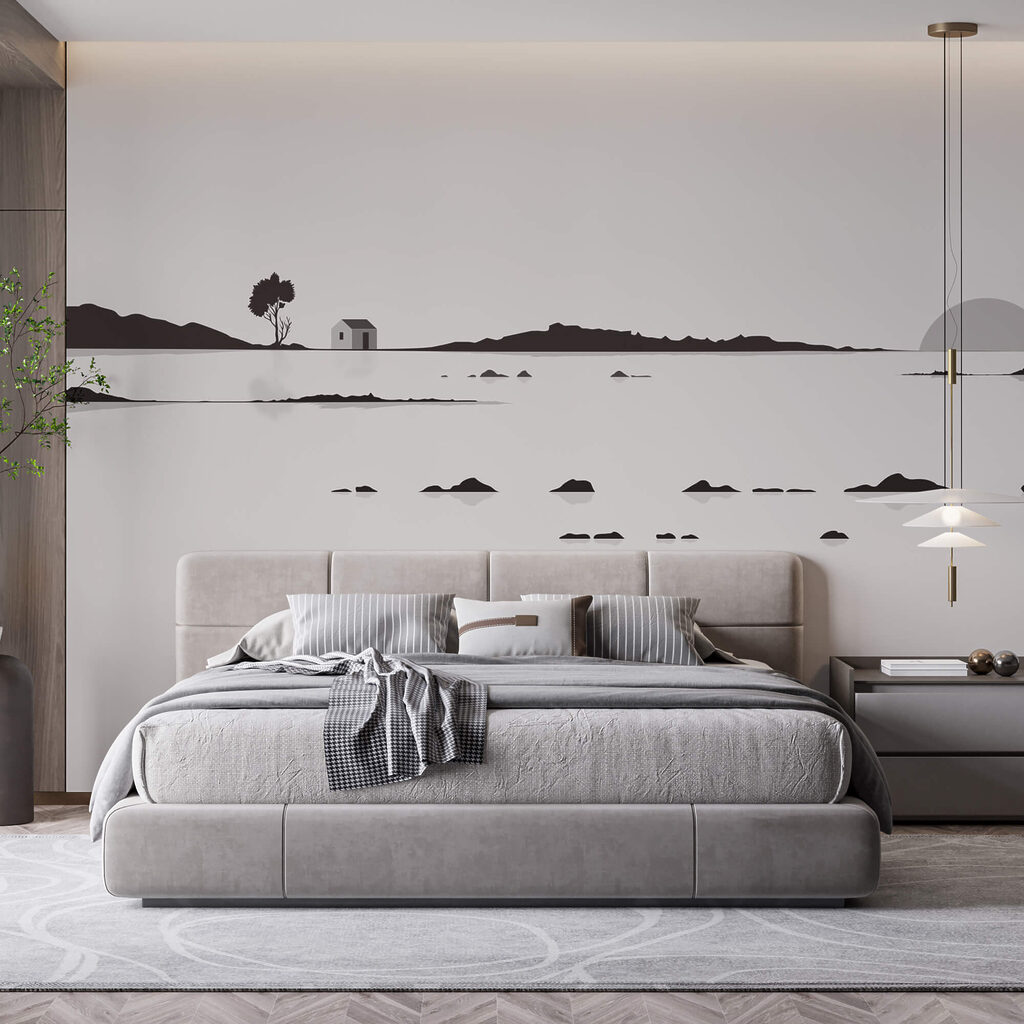 Dom na środku jeziora