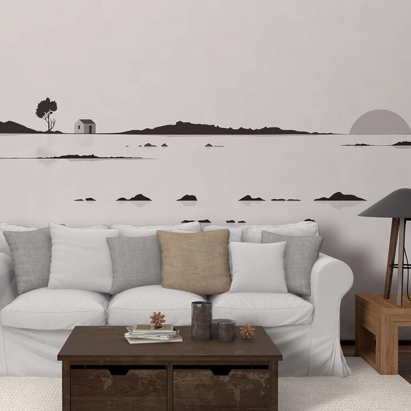 Dom na środku jeziora